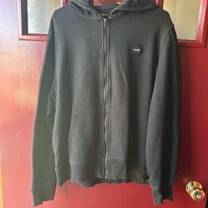 Michael Kors Men's Black Zip-Up Hoodie
